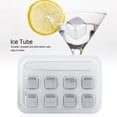 thumbnail image 3 of Tubo de hielo, Enfriador de bebidas de hielo de acero inoxidable reutilizable Piedra de enfriamiento para cerveza Eficiencia óptima, 3 of 8
