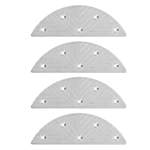 unbranded  2 Pairs Pad Heel Metal Wear-resistant Discs for Men's Shoes