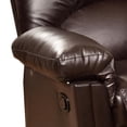 thumbnail image 2 of Bonded Leather Rocker/Recliner, Brown, 2 of 5