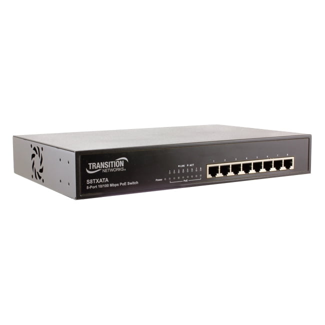 Transition SISGM1040-262D-LR 8-Port 10//100//1000 Managed Hardened Gigabit Switch