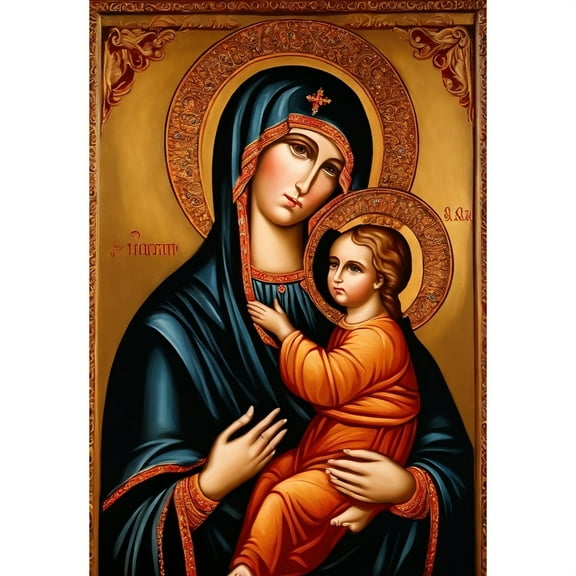 Diamond Painting Kits for Adults Virgin Mary Full Drill DIY Diamond Art for Adults Beginners Picture Art Crystal Painting for Home Wall Decor