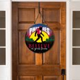 thumbnail image 2 of Philadelphia Phillies 18" Bigfoot "Believe in Yourself" Team Logo Wood Round Door Sign, 2 of 3