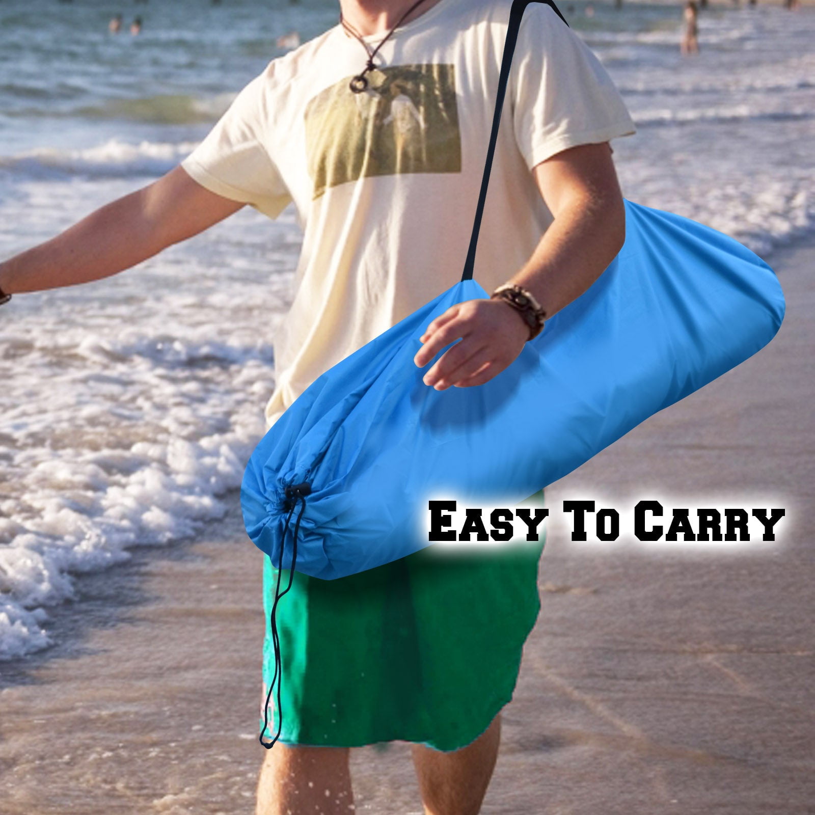 SUNRISEUMBRELLA Outdoor Easy Up Beach Tent Instant Canopy Automatic Camping UV Sun Shelter Relax