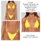 thumbnail image 5 of Traje de baño de tanga para mujer, traje de baño dividido para mujer, tanga para mujer, traje de baño dividido para mujer, compacto y ligero, 5 of 6
