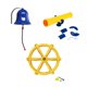 thumbnail image 5 of Accesorios para : telescopio de juguete, actividades de juego de rol versátiles, accesorios para casas en los árboles y patios Amarillo Azul, 5 of 8