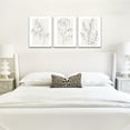 thumbnail image 6 of Framed Botanical Line Wall Art Set of 3 Neutral Plant Minimalist Art Prints for Wall Decor Aesthetic Vintage Black and White Canvas Abstract Floral Pictures for Living Room Bedroom 12x16in, 6 of 6