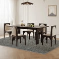 thumbnail image 2 of Woven Textured Washable Area Rug, Non Slip Pet Friendly Rug, Stain Resistant Low Pile Indoor Carpet for Living Room Bedroom Kitchen, Durable Absorbent Non-Shedding Rug for High Traffic Areas, 2 of 5