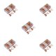thumbnail image 2 of Inteprter 12 unids/set de papeles con estilo, Clips de carpeta de Metal con forma para oficina, carpeta Elliot muy práctica, oro rosa brillante Type2 NO2, 2 of 6