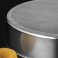 thumbnail image 2 of HAKIDZEL 3Pcs Stainless Steel Baking Round Sifter Fine Mesh Flour Sieve for Household Kitchen Tools 18.5X7.3X1.8in, 2 of 8