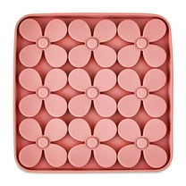 Vibrant Life Silicone Shamrock Snuffle Mat, Rose, 8" x 8"
