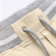 thumbnail image 4 of Homeyce Men's Lightweight Linen Jogger Pants with Elastic Waist Drawstring Wide Leg Pants with Pockets Cotton Linen Long Pants Summer Beach Vacation Yoga Casual Linen Dress Trousers,Brown M, 4 of 5