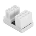 thumbnail image 1 of 8PIN Female To Male GPU PCIe Connector, For Desktop Graphics Card, 180 Degree Angle RVS Type ABS Shell Graphics Card Power Connector, 1 of 8
