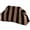 Brown, variant on Woven Clutch Purse for Women Striped Summer Dumpling Bag, Colorful Crochet Evening Handbag, Ruched Cloud Style Beach Vacation Clutch for Party Casual Use 12x7.4 Inch