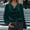 *Green, variant on Women's Satin Silky Cowl Neck Drape Ruched Blouse,Trendy Fashion Long Sleeve Work Tops Blue,Womens Plus XXL