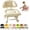 White Stool, variant on HIJUNE 2027 New Rolling Low Stool with Backrest, Padded Seat&Silent Casters, Comfortable and Mobile, 360° Stool with Wheels, Low Rolling Stool with Back Support