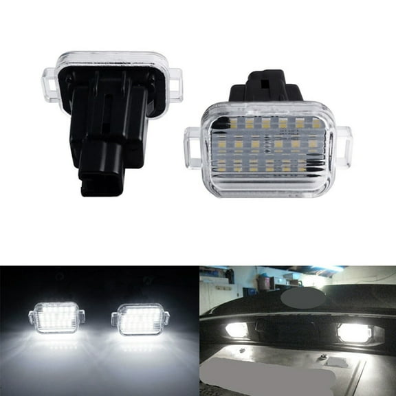 Yassdwbn 2x License Plate Light Lamp For Mazda 3 2014-2018 Hatchback & Mazda 6 2014-2020