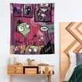 thumbnail image 4 of Invader Zim Comedy Tapestry Luxury Wall Hanging Tapestries Decoration For Living Room Bedroom Dormitory Mural Blanket Wall Art Tapestry, 4 of 8