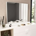 thumbnail image 3 of Boahaus Alanya Modern Vanity Mirror with White Painted Frame, for Bedroom, 3 of 5