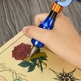 thumbnail image 2 of Manija agarre tubo cómodo tinta ajustable aleación de aluminio asas artísticas agarre maquillaje permanente para el salón profesional azul 25 mm Irene Inevent CE001298-03, 2 of 6