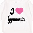 thumbnail image 3 of Inktastic I Love Gymnastics Toddler Sweatshirt, 3 of 4