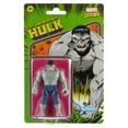 thumbnail image 2 of Hasbro Marvel Legends 3.75-inch Retro 375 Collection Grey Hulk Action Figure Toy, 2 of 3