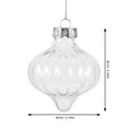 thumbnail image 2 of WEUVEB 12Ud Bolas De Adorno Transparentes Para Navideña Con Material Plástico Resistente, 2 of 6