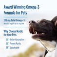 thumbnail image 4 of Supplement Nordic Naturals Omega-3 Pet 180 Soft Gels for Dogs, 4 of 7