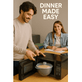 thumbnail image 4 of Microwave Soup and Stew Maker Bowl with Lid and Spout, 1.2L BPA-Free Cooker for Rice, Pasta, Noodles, Cereal, Oats, Vegetables and More – Dishwasher and Freezer Safe, 4 of 7
