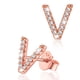 thumbnail image 1 of Pendientes de plata esterlina Silvora con Circonita cúbica para mujer Cumpleaños Navidad Joyería Regalos, 1 of 8