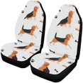 thumbnail image 1 of Juego de 2 fundas para asientos de coche Cute Dog and Bones ABPHQTO, 1 of 3