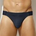 thumbnail image 2 of Afuyipoi Underpants for Male,Lightweight Solid Mid-rise Activewear Briefs Navy XL, 2 of 4