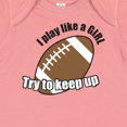 thumbnail image 4 of Inktastic Football - Like a girl Girls Baby Bodysuit, 4 of 5