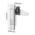 thumbnail image 2 of KAKOWELY file cabinet lock Home File Cabinet Lock Cabinet Lock Replacements Office Desk Drawer Lock3.35"X0.98"X0.83", 2 of 4