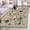Pink, variant on Sage Green Floral Kitchen Runner Rug 2.7x5 Washable Runners for Hallway Non Slip Spring Flowers Leaves Farmhouse Large Area Rug Indoor Floor Carpet for Bathroom Laundry Entryway Bedroom Living Room