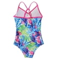 thumbnail image 3 of Girls One Piece Swimsuits Hawaiian Ruffle Swimwear Quick Dry Beach Bathing Suit Little Kids Cute Swimwear, 3 of 6