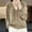 Khaki, variant on BODOAO Women's Button Down V Neck Long Sleeve Soft Knit Cardigan Sweater Women's Ice Linen Loose Thin V Neck Long Sleeve Cardigan Beige L