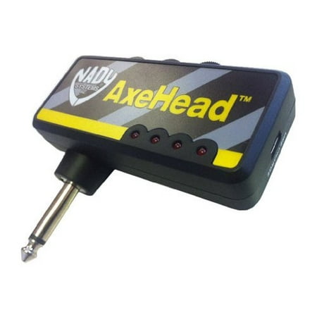 Nady AXHEAD Miniature Guitar Headphone Amp Accs For Accustic/electric (Best Guitar Practice Amp)