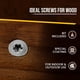thumbnail image 5 of Tornillos para madera Grindy de #10 x 6,35 cm, 200 unidades, 1,09 kg, autoperforantes, 5 of 8
