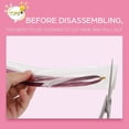 thumbnail image 3 of Extensiones de Cabello con Purpurina 12 Colores Oropel Brillante 120 cm CHAO, 3 of 5