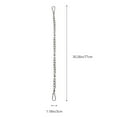 thumbnail image 2 of OULII 2 Pcs Chaîne Suspendue 77x3cm en Acier Inoxydable 304 pour Connexion de Chaise Balançoire et Usage Extérieur, 2 of 8