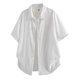 thumbnail image 1 of Top Regalos de Navidad para Hombre Moda Ocio Color Sólido Botón Versátil Camiseta Solapa Superior, 1 of 3