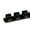 Black, variant on COMB0508-BK - 19 Ring Plastic Comb Binding Spines for 125 Sheet Capacity - 5/8 inch (16mm) x 11in - Black - 100/Bx