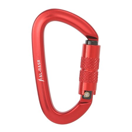 10KN/ 16KN Locking Gate Carabiner Certified Auto Lock Carabiner Outdoor D-ring Buckle Climbing Canyoning Hammock Locking Clip