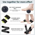 thumbnail image 3 of Rirool Adjustable Night Splint for Plantar Fasciitis - Orthotic Brace for Foot Drop - Pain Relief for Men and Women, 3 of 7