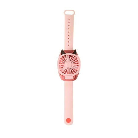 

Porfeet 3 Mode Watch Fan Mini USB Rechargeable Adjustable Cooling Fan for Travel