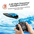 thumbnail image 4 of Amdohai Remote Control Boat, 2.4G 20km/h High-speed Waterproof Remote Control Speed Boat with LED Lights, 4 of 8