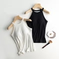 thumbnail image 4 of Womens Tank Top With Built In Bra, Padded Shelf Camisole, Breathable, 4 of 9