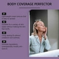 thumbnail image 5 of Beauty Body Coverage Perfector – All Over Complexion Perfector, Tattoo Cover Up Makeup Waterproof Leg & Body Makeup Cream With Brush - Tattoo Cover Up Makeup，Dark skin tone, 5 of 7