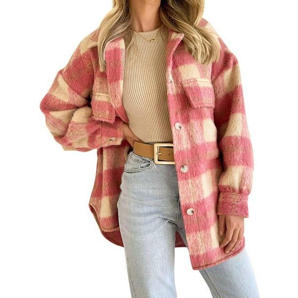 Plaid work deals coat