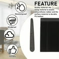 thumbnail image 7 of Triani 14Pcs Corner Door Seal Weatherstripping Exterior Door Frame Seal Self-Adhesive Wedge Draft Stoppers Foam Pads Weather Stripping for Draft Protection(Black), 7 of 7